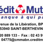 La banque Crédit Mutuel de Saint-Berthevin